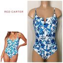 Red Carter New.  floral swimsuit. Large. Retails $168 Photo 1