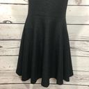 Bebe 2B  Fit And Flare Textured Y2K Little Black Skater Dress Photo 4