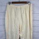 Soft Surroundings  Womens size Large Tall Cotton Cream Pull On Pants 43382 Photo 4