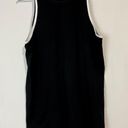 American Apparel Women’s Sleeveless Tank Black w/ White Hems Size Medium NWOT Photo 6