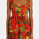 Farm Rio Forest Birds Mini Dress In Red Photo 2