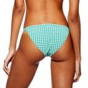 Topshop  Gingham Bikini Bottoms Green White Size 8 NWT Checkered Swim Bottoms Photo 7