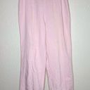 Jones Wear  Linen Blend Women’s Size 16 Baby Pink Crop Pants Photo 0