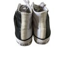 Converse all star YOU platform leather black & white colorblock hi top sneakers Photo 2