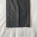 Pretty Little Thing  Coated Croc Skinny Pants, Black, Size 2 Tall, NWOT Photo 7