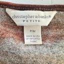 Christopher & Banks  Striped Ombre Fall Top Blouse Dolman Size Medium Petite PM Photo 8