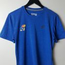 Urban Outfitters Adidas Kansas Jayhawks T Shirt Blue Medium M Basketball University Graphic Tee Photo 10