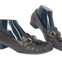 Life Stride Chocolate Brown Beluga Leather Loafers - Size 7.5 - Women Photo 0