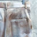 H&M  Women’s NWT High Waisted Bermuda Trouser Shorts Size 6 Marble Pattern New Photo 4