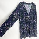 cj banks  Women's Button Front Floral Top Size 1X Photo 4