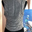 Moth Size S Gray Wool Blend Cableknit Shrug Photo 7