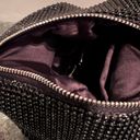 Crystal Mesh Ring Handle Bag Black Slouch Bag Photo 7