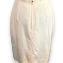 Ralph Lauren Vintage  Purple Label Off White Silk Skirt Photo 5