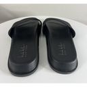 Nicole Miller  Costa Slide Sandal Black Fabric Upper Slip On Open Toe Women's 9 Photo 4