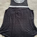 DKNY  Black & White Geo Dots Jersey Tank Top Size S Photo 2