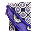 Vera Bradley  Women’s Purple Floral Print Zipper Closure Clutch Size Small Photo 12