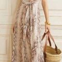 Zimmermann 💕💕 Bellitude Cutout Snake-Print Linen Midi Dress US 6 NWT Photo 0