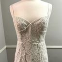 Fame and Partners  Dandelion Dress Gown Maxi Lace Cream Champagne Size 2 Photo 6