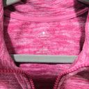 st. john's bay  Pink Heathered Mockneck Fleece Zip Up Women's Vest Size Large Photo 4