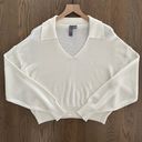 Sweaty Betty Coastal Relaxed Cotton Silk Knit Sweater in Lilywhite White Medium Photo 7