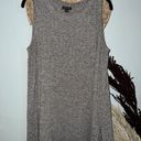 J.Jill  Sz Large Women’s Long 27” Tunic Sleeveless Tank Top Heathered Brown Photo 0