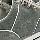 Max Mara  Suede Sneakers With Small Wedge In Grey size 37.5 B24A2 Photo 5