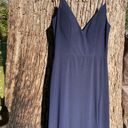 Jump NWOT Y2K 2000s  Apparel Size 5/6 Navy Blue Maxi Side Slit Formal Dress Photo 2