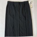 DKNY NWT CITY by  Womens size 8 stretch black pinstriped pencil skirt Photo 0