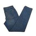 J.Jill  Denim Womens 6 Authentic Fit Slim Ankle Dark Wash Jean Photo 2