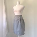 Vintage ‘90s New York Clothing Co. Black & White Plaid Houndstooth Skirt Size 10 Photo 2