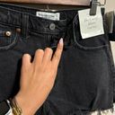 Abercrombie & Fitch NWT  Curve Love The Cutoff High Rise Black Shorts- Size 25 0 Photo 2