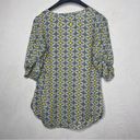 Angie  Blouse Top Size Medium Stud Detail Yellow Green Photo 7