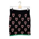 NWT Celebrate Together Candy Cane Hearts Knit Sweater Skirt Black Size undefined Photo 7