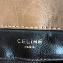 CELINE Vintage  Macadam Coated Canvas and Leather Shoulder Bag Photo 8