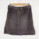 The North Face  Gray Corduroy Mini Skirt Fall Everyday Basic Womens Size Small Photo 0