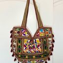 Ban Jara Vintage  Bag Embroidered Beaded Handmade Tote Bag Large Photo 0