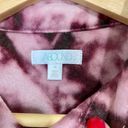 Abound Women’s Cozy Cropped Shirt Jacket Shacket Purple Tie Dye Size Medium NWT Photo 4