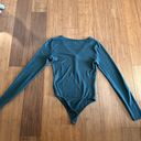 Abercrombie & Fitch  | Dark Green | Long Sleeve Henley Bodysuit | XS Photo 3