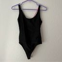 Koral  Womens Black size S Thong Bodysuit Open Back Neon Strap Stretch Gym Swim Photo 7