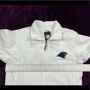 Antigua Women’s NFL Carolina Panthers White Fleece Jacket Size Small Photo 2