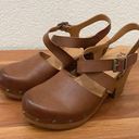 Kork-Ease KORKS Abloom Brown Studded Clogs Platform Sandals Size 8M Photo 0