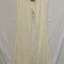 SheIn SXY Ribbed Ivory Flare Women’s XS Cover Up Swimsuit Pants Beach Swimming Photo 0