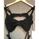 Good American NWT  Black Bikini Top Bottom Textured Beach Swim Size 5/6 Photo 3