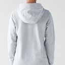 Lululemon  Split Hoodie Heathered Light Grey Sz 6 Photo 3