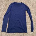 Lululemon Swiftly Tech Long Sleeve Blue Photo 0