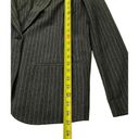 NYDJ  Dark Grey Sonoma Stripe Single Button Blazer Size L NWT 40-5 Photo 6