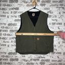 Carhartt  | unisex olive green vest fuzzy lining Photo 5