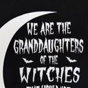 The Moon Witches Would Not Burn Shirt Womens S Black Graphic Gothic Whimsigoth Photo 7