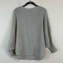 Kerisma  | Gray Knit Dolman Sleeve Oversized Sweater Size Small/Medium Photo 4