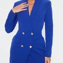 Pretty Little Thing  Blue Blazer dress Photo 2